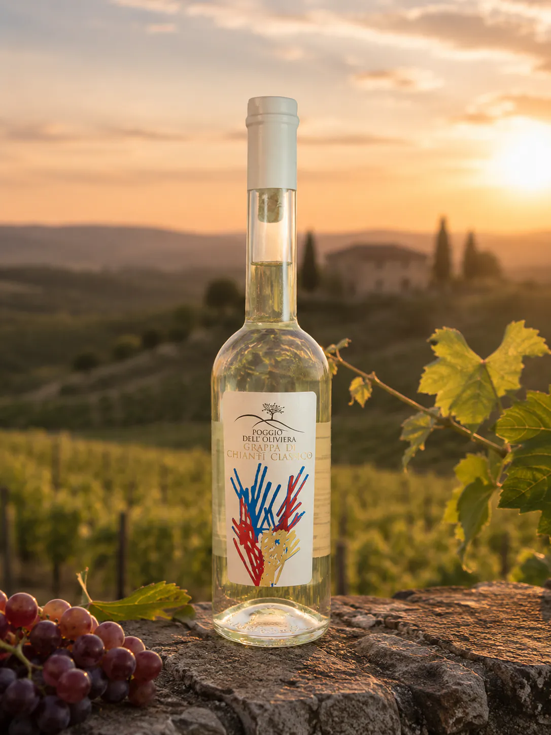 Grappa del Chianti Classico Bianca — Poggio dell’Oliviera